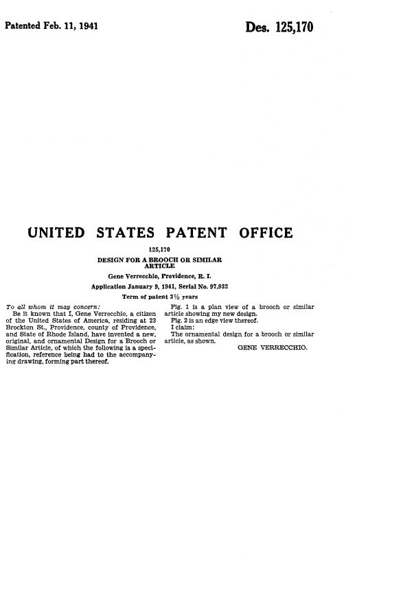 Coro Patent 125170, Page 2